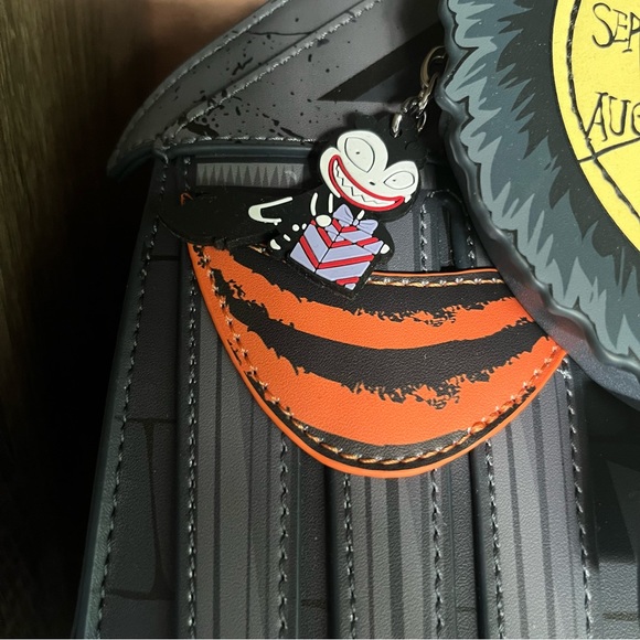 Loungefly Disney Nightmare Before Christmas Town Hall Mini Backpack - Picture 5 of 16